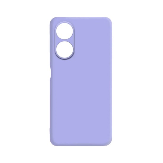 Capa de Silicone com Moldura de Câmera para Oppo A58 5G/A78 5G Roxo